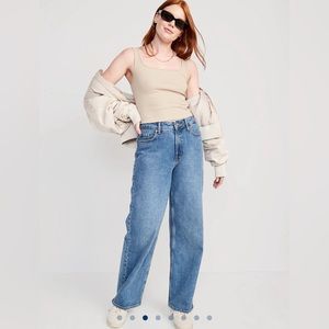 💕Old Navy Ultra Cropped Rib knit Tank Top for Women-L-Dried Linen-NWT